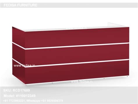 Office Reception Table 101 Person Reception Desk Small L Shaped ...