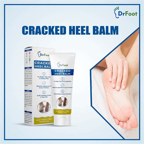 Buy DR FOOT CRACKED HEEL BALM | UREA, ALOE VERA & TEA TREE OIL | ROUGH ...