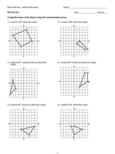 Image result for Rotation Practice Worksheet Answer Key