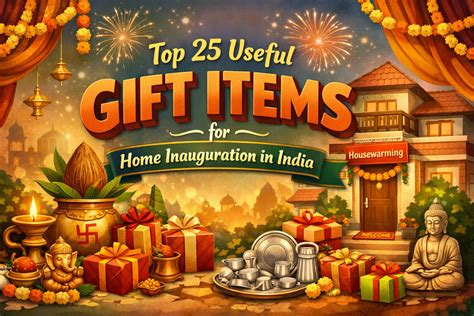 Top 25 Useful Gift Items for Home Inauguration in India– Customfy