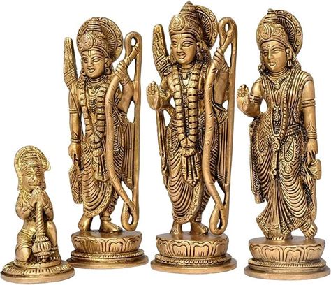Buy Ram Darbar Brass Antique ram darbar Statue in Brass, Lord Rama ...