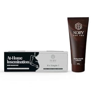 Nory Lubricant & IVI/IUI Kit Combo, Fertility Friendly Aloe Vera Gel ...