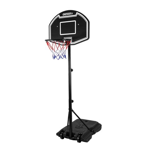 ONETWOFIT Teenagers Basketball System,Adjustable Height 44.5" - 80.7" 3 ...