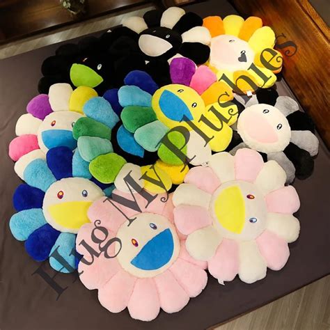 New: Takashi Murakami, Murakami Pillow, Hype Beast Room Decor, Rainbow ...