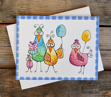 Watercolor Birthday Card Ideas For Men