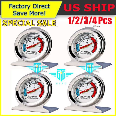 Refrigerator Freezer Thermometer Fridge DIAL Type | Ubuy India