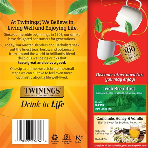 Twinings English Breakfast Black Tea Individually India | Ubuy
