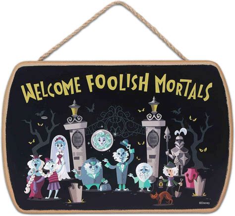 Buy Open Road Brands Disney Haunted Mansion Welcome Foolish Mortals ...