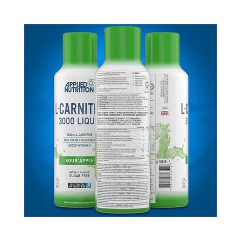APPLIED NUTRITION L -CARNITINE 3000 32 Servings– Protein Nation