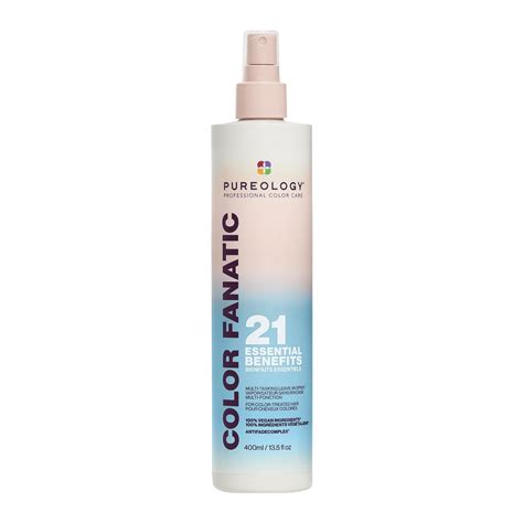 Pureology Color Fanatic Leave-in Conditioner Hair Treatment Detangler ...