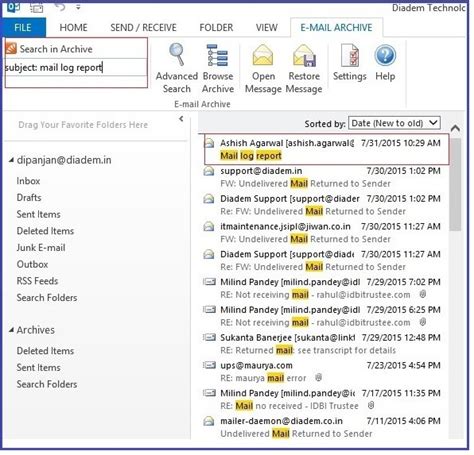 Directly search and retrieve email with Mailstore plugin for Outlook ...