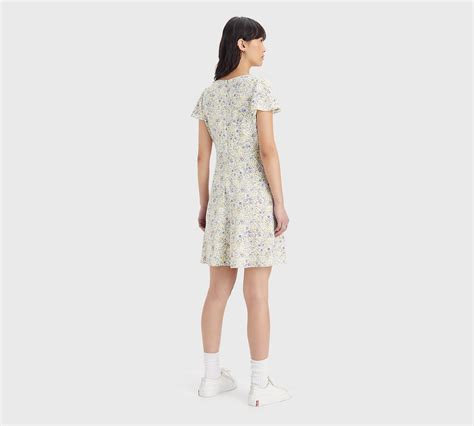 Skylar Flutter Sleeve Dress - Multi-color | Levi's® US