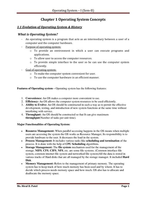 Chapter 1 Operating System Concepts - Chapter 1 Operating System ...