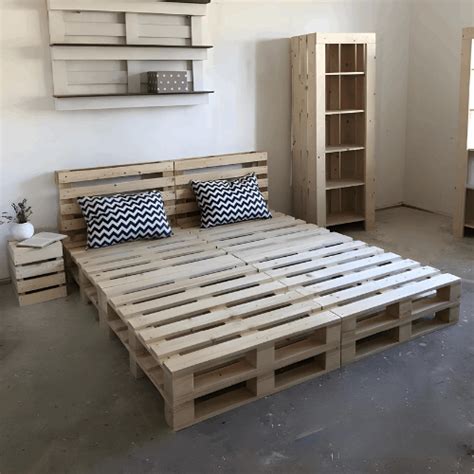Stylish Pallet Beds | Wooden Pallet Beds with Storage - Pallet Trendz ...