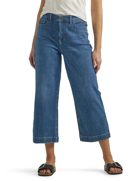 Lee Women's Legendary High Rise Wide Leg Crop Jean in 2025 | Wide leg ...
