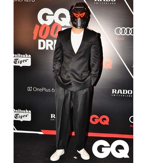 Harshvardhan Kapoor (with Bhavesh Joshi Superhero mask) at GQ 100 Best ...