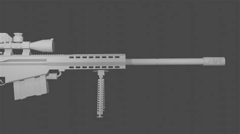 3D model Sniper rifle gun 3d model VR / AR / low-poly | CGTrader