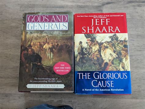 Lot of 2 Jeff Shaara HC Books Gods and Generals - Glorious Cause FIRST ...