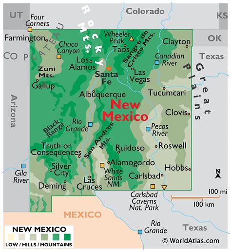 New Mexico Maps & Facts - World Atlas