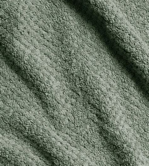 Organic Cotton Popcorn Bath Towel 600 GSM – Sage Green – Amouve