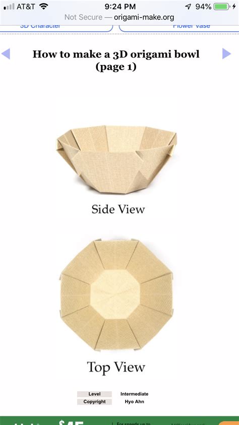 Image result for Paper Bowl Tutorial