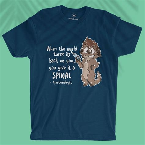 Spinal Block - Anesthesiologist Unisex T-shirt - Anesthesiology Humor ...