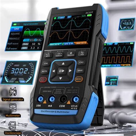 FNIRSI-2C23T: 3-in-1 Handheld Digital Oscilloscope with 10MHz Bandwidth ...