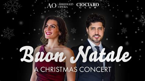 Buon Natale, A Christmas Concert, Ciociaro Club of Windsor Inc ...
