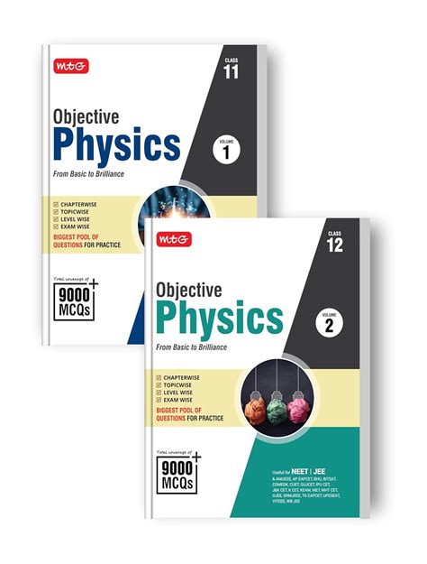 Buy MTG Objective Physics Series Vol-1 & 2 (Class 11 & 12) For NEET ...