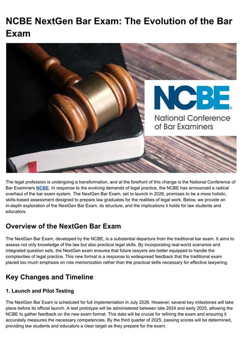 PPT - NCBE NextGen Bar Exam_ The Evolution of the Bar Exam PowerPoint ...