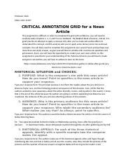 Image result for Example of Critical Annotation
