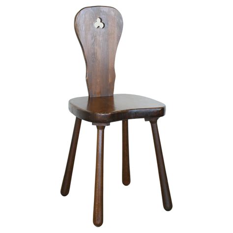 French Oak Carved Chair For Sale at 1stDibs