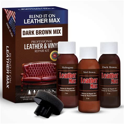 Leather Max Quick Blend Refinish and Repair Kit, India | Ubuy