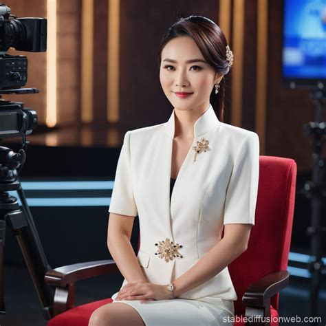 Chinese TV Hostess | Stable Diffusion Online