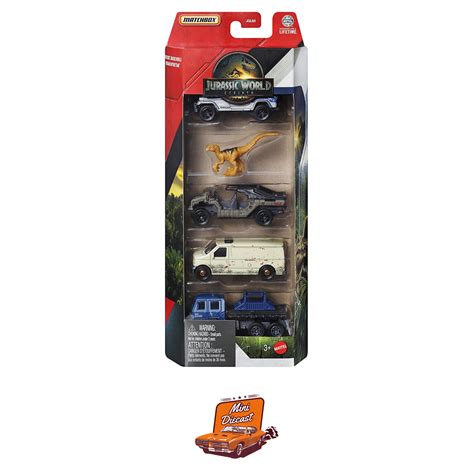 Matchbox Jurassic World 5-Pack JGL25 (Blister Mini Crack / Indian ...
