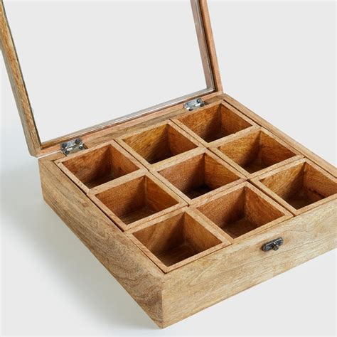 Buy Mirage Wood Spice Box with Spoon from Home Centre at just INR 1499.0