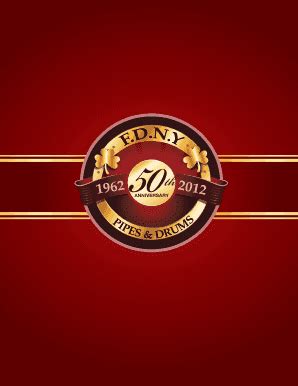 Fillable Online iaff FDNY Pipe and Drums 50th Anniversary Dinner ...
