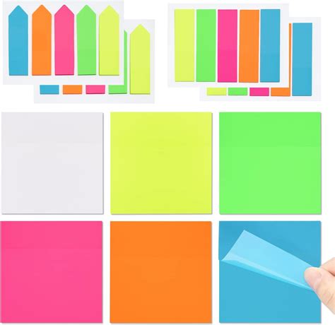 700pcs Transparent Sticky Notes, Waterproof Clear Sticky Notes, See ...