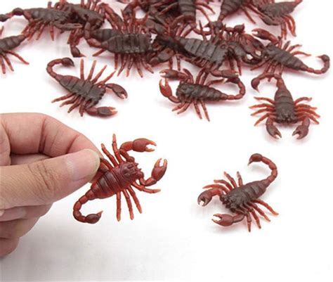 Buy Wendy Mall 20pcs/lot Simulation Plastic Bugs Fake Scorpion Prank ...