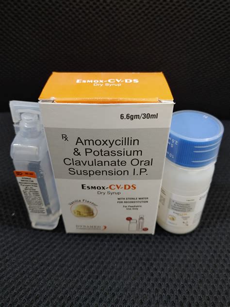 Dynamed Pharmaceuticals, Esmox CV DS dry powder in Hyderabad India