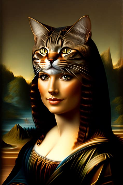 Mona Lisa Parody Cat