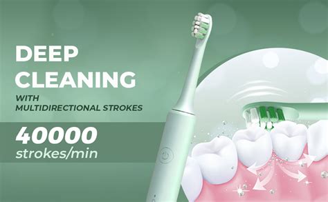 beatXP Vibe Electric Toothbrush for Adults with 4X Plaque Removal ...