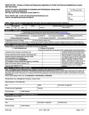 FL DBPR RE 11 Form - Fill Online, Printable, Fillable, Blank - pdfFiller