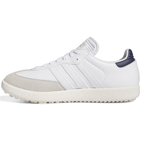 adidas Samba Golf Shoes White/Collegiate Navy/Off White | Scottsdale Golf