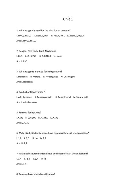 Organic Chemistry ll (BP301T) MCQs - Unit 1 What reagent is used for ...