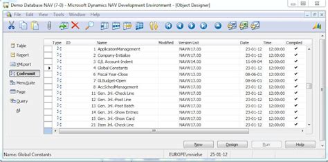 Dynamics NAV Development 的图像结果