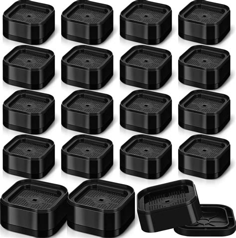 Amazon.com: Ecally 16 Pack Furniture Risers Adjustable Bed Risers Desk ...