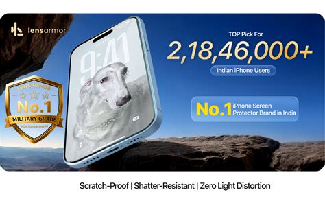 Lensarmor Military Grade 360 Degree Privacy Tempered Glass for iPhone ...
