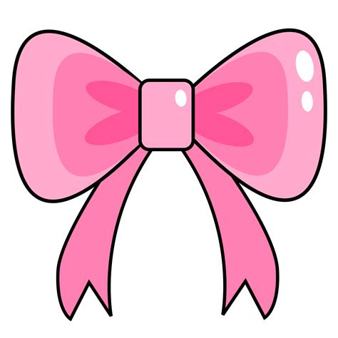 Pink Ribbon Bow Png