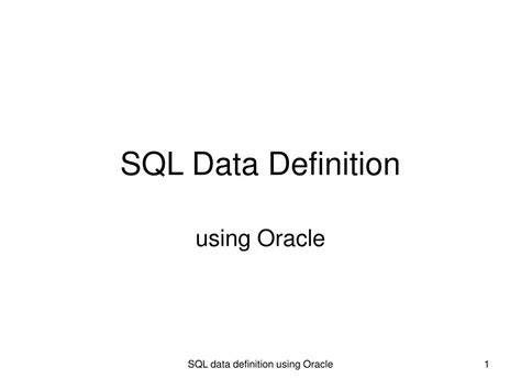 Image result for SQL Data Definition Example